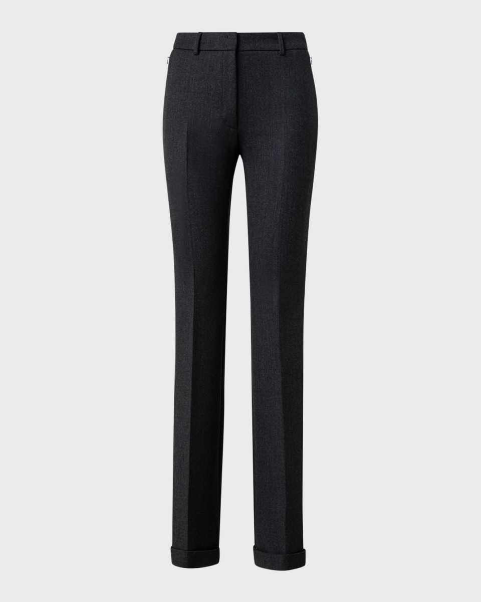 Marisa Double Face Wool Bootcut Pants